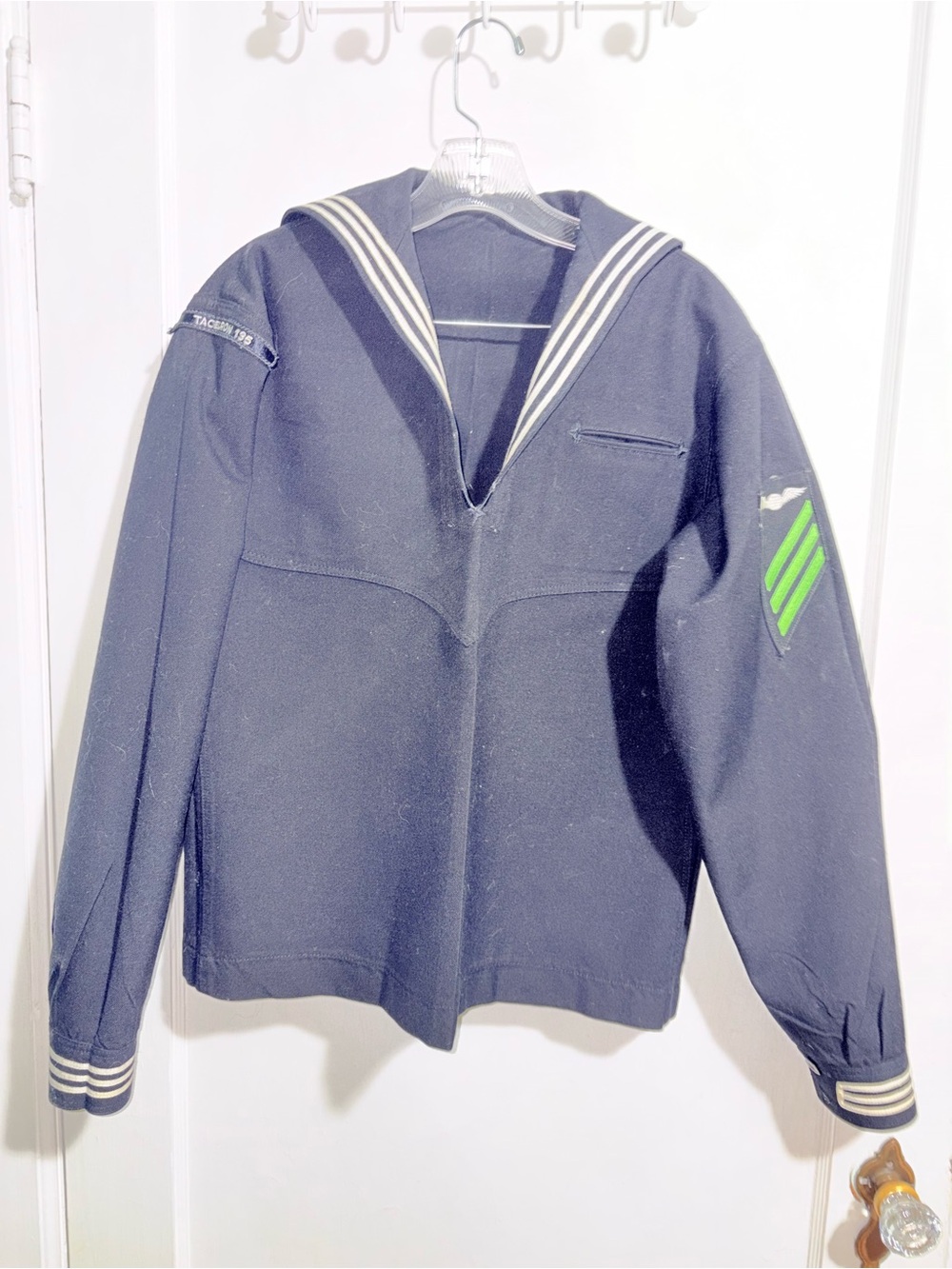 Vintage Wool Navy Uniform Shirt
